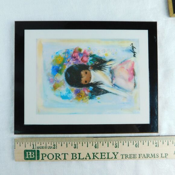 Ted De Grazia Laminated Lot of 5, The Love Plaque Vintage Southwest Art 5.5x7 - Picture 15 of 16